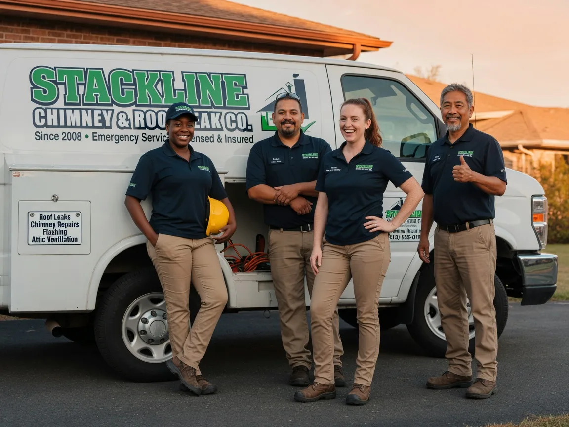 Chimney flashing repair company in Armuchee, GA